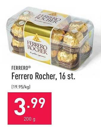 ALDI Ferrero Rocher 16 St. aanbieding