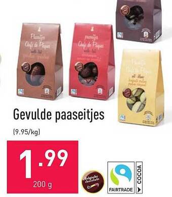 ALDI Gevulde Paaseitjes aanbieding