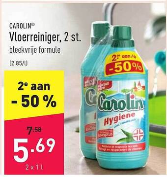 ALDI Carolin Vloerreiniger 2 St. aanbieding