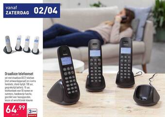 ALDI Draadloze Telefoonset aanbieding