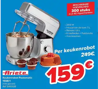 Carrefour Keukenrobot Pastamatic 1598-1 Ariete aanbieding