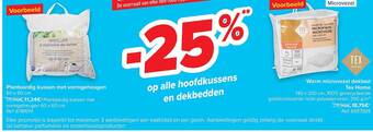 Carrefour Plantaardig Kussen Met Vormgeheugen aanbieding