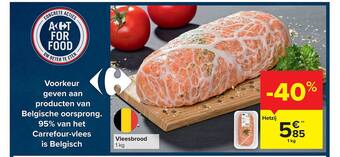 Carrefour Vleesbrood aanbieding