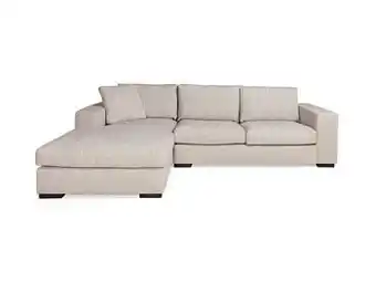 Deba Meubelen Hoekzetel SANTIAGO longchair links - Arnage Sand Beige aanbieding