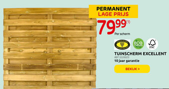 Brico Tuinscherm Excellent aanbieding