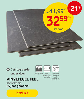 Brico Vinyltegel Feel aanbieding