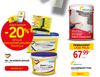Brico Aquaplan Kelderbezetting aanbieding