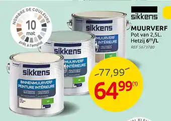 Brico Sikkens Muurverf aanbieding