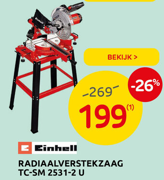 Brico Einhell Radiaalverstekzaag TC-SM 2531-2 U aanbieding