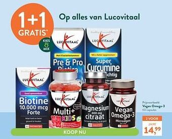 Holland & Barrett Vegan omega-3 aanbieding