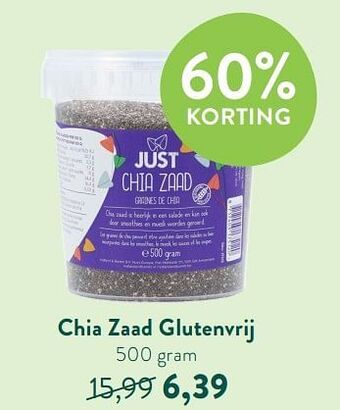 Holland & Barrett Chia zaad glutenvrij aanbieding