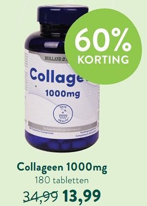 Holland & Barrett Collageen 1000mg aanbieding