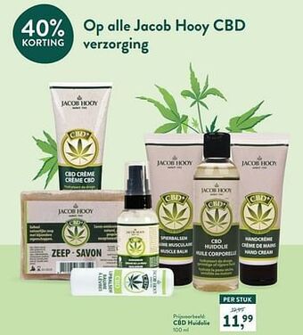 Holland & Barrett Cbd huidolie aanbieding