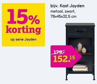 Leen Bakker Kast jayden aanbieding