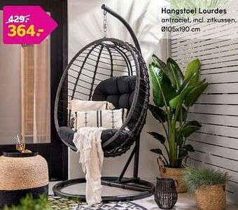 Leen Bakker Hangstoel lourdes aanbieding