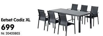 Fun Eetset cadiz xl aanbieding