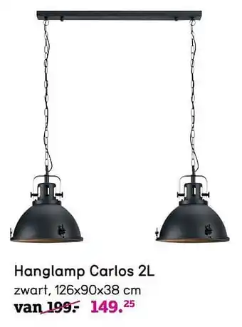 Leen Bakker Hanglamp carlos aanbieding