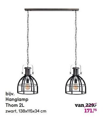 Leen Bakker Hanglamp thom aanbieding