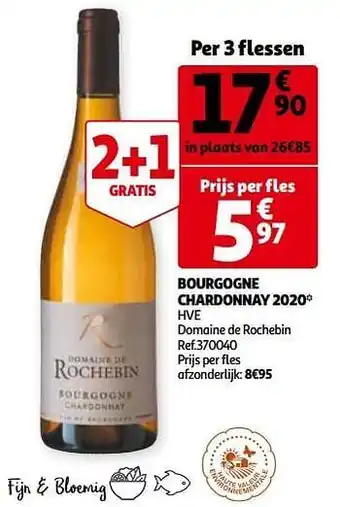 Auchan Bourgogne chardonnay aanbieding
