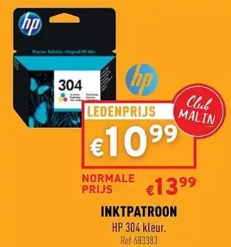 Trafic Inktpatroon hp 304 kleur aanbieding