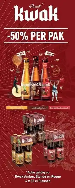 Alvo Kwak -50% per pak aanbieding