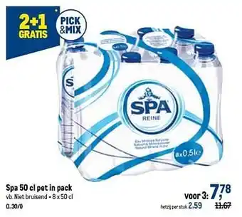 Makro Spa niet bruisend aanbieding