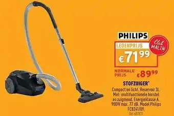 Trafic Stofzuiger philips fc8241-09 aanbieding