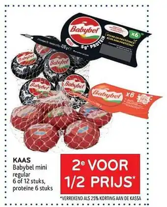 Alvo Kaas babybel mini 2e voor 1-2 prijs aanbieding