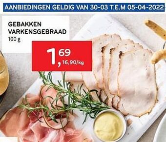 Alvo Gebakken varkensgebraad aanbieding