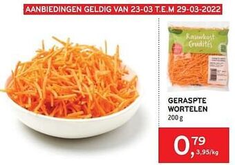Alvo Geraspte wortelen aanbieding
