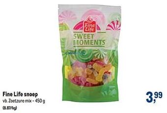 Makro Fine life snoep zoetzure mix aanbieding