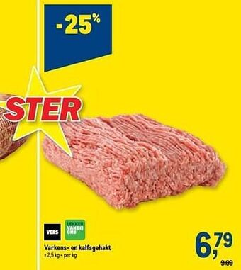 Makro Varkens- en kalfsgehakt aanbieding