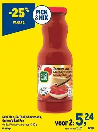 Suzi wan zoetzure saus