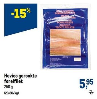 Makro Hevico gerookte forelfilet aanbieding