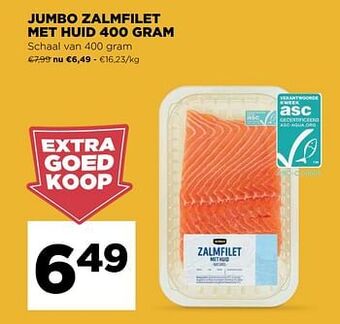 Jumbo Jumbo zalmfilet met huid aanbieding