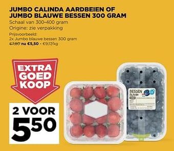 Jumbo Jumbo blauwe bessen aanbieding
