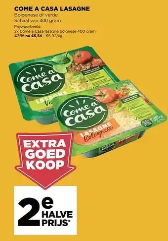 Jumbo Come a casa lasagne bolgnese aanbieding
