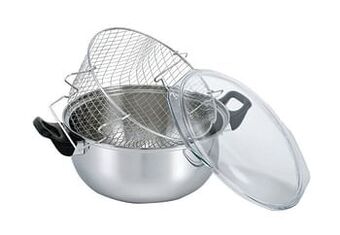Beka Frietpot met deksel 26 cm grijs