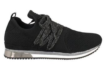 Berca Shoes Marco Tozzi Sneaker Laag Dames Sneakersock Feel Me Trend Mesh - Zwart aanbieding