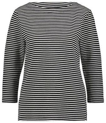 HEMA HEMA Dames T-shirt Kacey Structuur Zwart/wit (zwart/wit) aanbieding