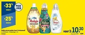 Makro Robijn wasverzachter knuffelzacht aanbieding
