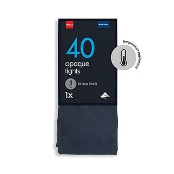 HEMA HEMA Panty Temptech 40denier Donkerblauw (donkerblauw) aanbieding