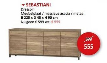 Weba Sebastiani dressoir aanbieding