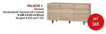 Weba Palacio dressoir aanbieding