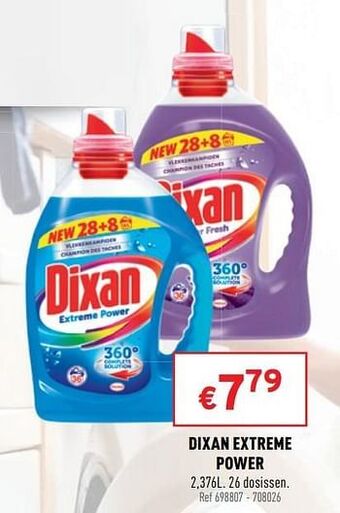 Trafic Dixan extreme power aanbieding