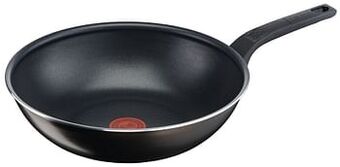 Makro Tefal Wokpan Easy cook & clean 28 cm zwart aanbieding