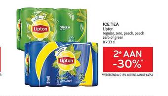 Alvo Ice Tea Lipton aanbieding