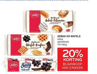 Alvo Gebak En Wafels Lotus aanbieding
