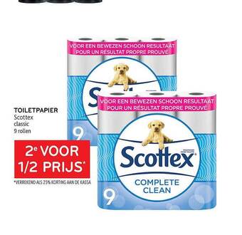Alvo Toiletpapier Scottex aanbieding