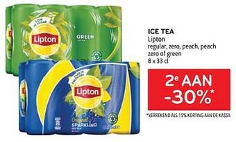 Alvo Ice tea lipton 2e aan -30% aanbieding